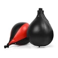 thumbnail image 3 of Boxing Speed Ball PU Leather MMA Muay Thai Training Striking Bag Kit Boxing Punch Ball with Inflator Pump Black, 3 of 7