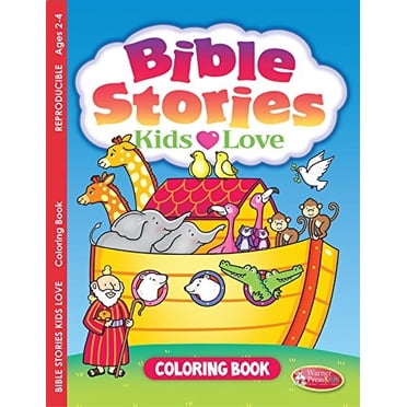 Histoires Bibliques Que les Enfants Aiment: Livre de Coloriage pour les Âges 2-4 (Pack de 6)