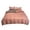 Pink, variant on Polyester 4-Piece Bedding Set, Full/Twin 70.86X86.61In, Soft Washed Fabric, Breathable, Fade-Resistant, with 2 Pillowcases, for Student Dormitory
