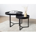 thumbnail image 3 of Anko Noir Coffee Table Set, 3 of 9