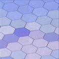 thumbnail image 1 of Ahgly Tapis d'Intérieur Lavable en Machine Carré Transitionnel Bleu Ange Bleu, 6 Pieds Carré, 1 of 7