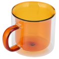 thumbnail image 3 of Glass Coffee Mug, Glass Mug 250ml Durable Borosilicate Glass  For Water For Coffee For Wine For Beverage Yellow, 3 of 8