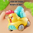 thumbnail image 3 of Feltree Animal Inertia Engineering Toy Car with Chicken Design, Movable Vehicle for Kids Pretend Play and Learning, 3 of 8