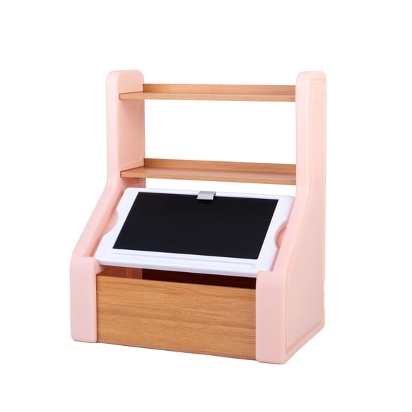 Step2 Harmony Toy Storage Box with Chalkboard Lid, Kids Toy Organizer and Activity Storage for Toddlers and Kids, Ages 2+, Rose Pink