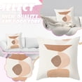thumbnail image 2 of adviicd Pillowcase Modern Pillowcase Decorative Outdoor Linen Square Pillowcase For Sofa Sofa Beds And Cars 18x18 Inches (45 X 45 Cm), 2 of 5