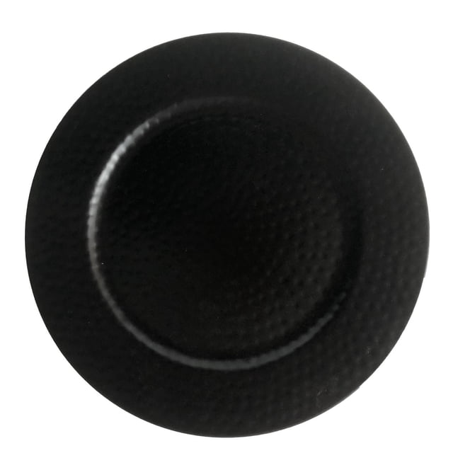 Holiday Time 13IN Plastic Round Charger Plates in Matte Black color, top-down view of a 13-inch round charger plate with textured matte black plastic surface, designed for holiday, wedding, and catering tabletop decor, easy to clean with a damp cloth.