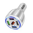 thumbnail image 1 of QC 3.0 Fast Charging 5 - port Car Charger, 1 of 5