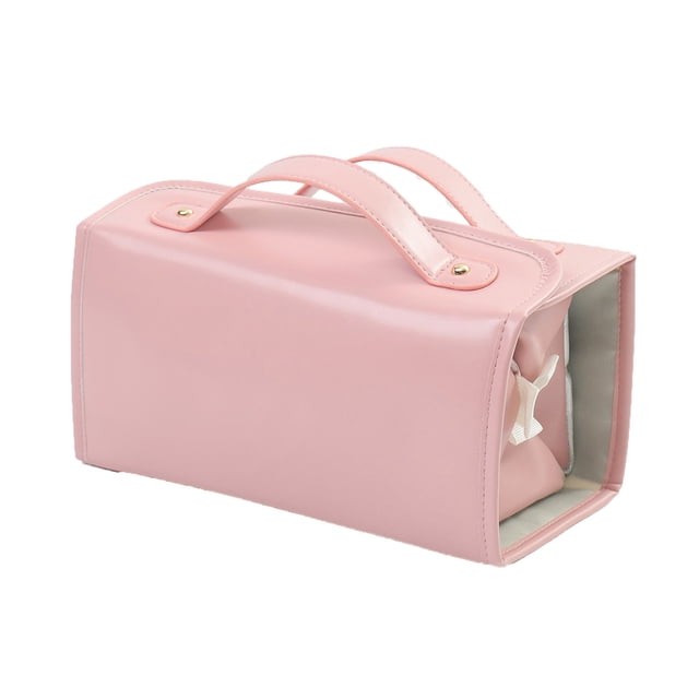 Danhjin une Pochette Trousse de Maquillage Pliable Détachable Portable Grande Capacité Voyage Rangement Rangement Sacs de Rangement