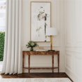 thumbnail image 2 of Butler Specialty Company Astor Burl Wood Demilune Console Table - Brown, 2 of 8