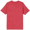 thumbnail image 3 of T-shirt pour Homme « We Pickle Ball I Dink Around Dill With It » à Col Rond, Manches Courtes, Rouge Chiné, 3 of 3