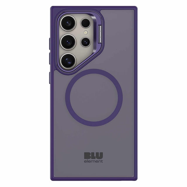 Blu Element Étui Chromatic Kick Compatible avec Magnets Violet Foncé pour Samsung Galaxy S25 Ultra