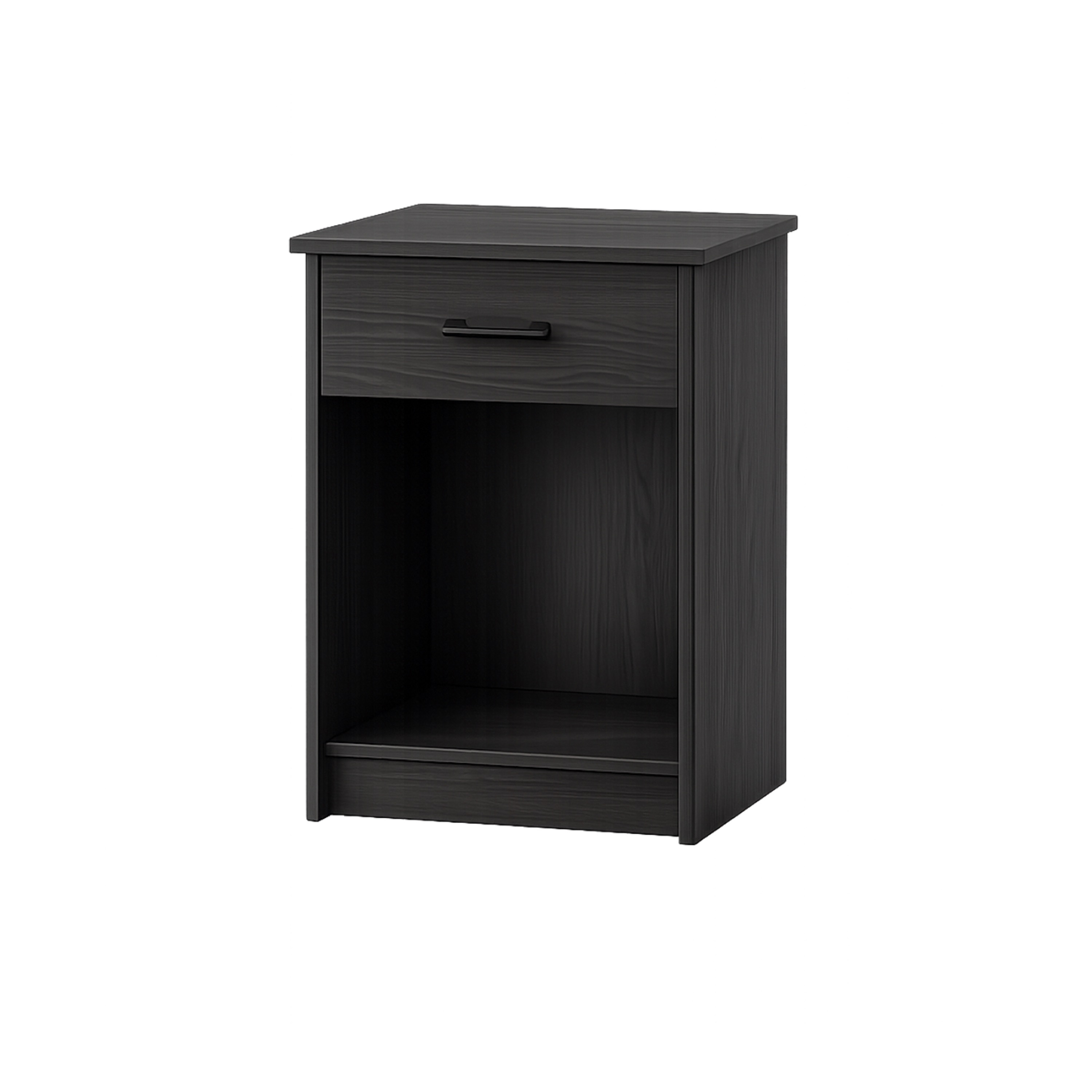 Mainstays Single Drawer Nightstand, Dark Oak