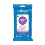 Dr. Brown's Tooth, Tongue and Gum Cleaner Wipes - 30 Wipes