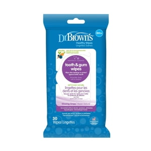Dr. Brown's Tooth, Tongue et des essuie-gum plus propres - 30 Essuie-glaces