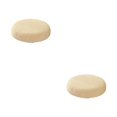 thumbnail image 4 of maskred Housses de Coussin Rondes pour Tabouret Confortable Polyester Imperméabilisation Douce beige 2Set, 4 of 6