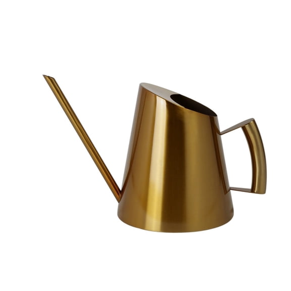 Bouilloire Vapeur d'Eau Pot d'Ébullition Transparent S Théière Acier Inoxydable Arrosoir à Longue Ouverture Or Bouilloire d'Arrosage Rétro en Métal pour la Maison Bronze Arrosoir de Jardinage1500ml