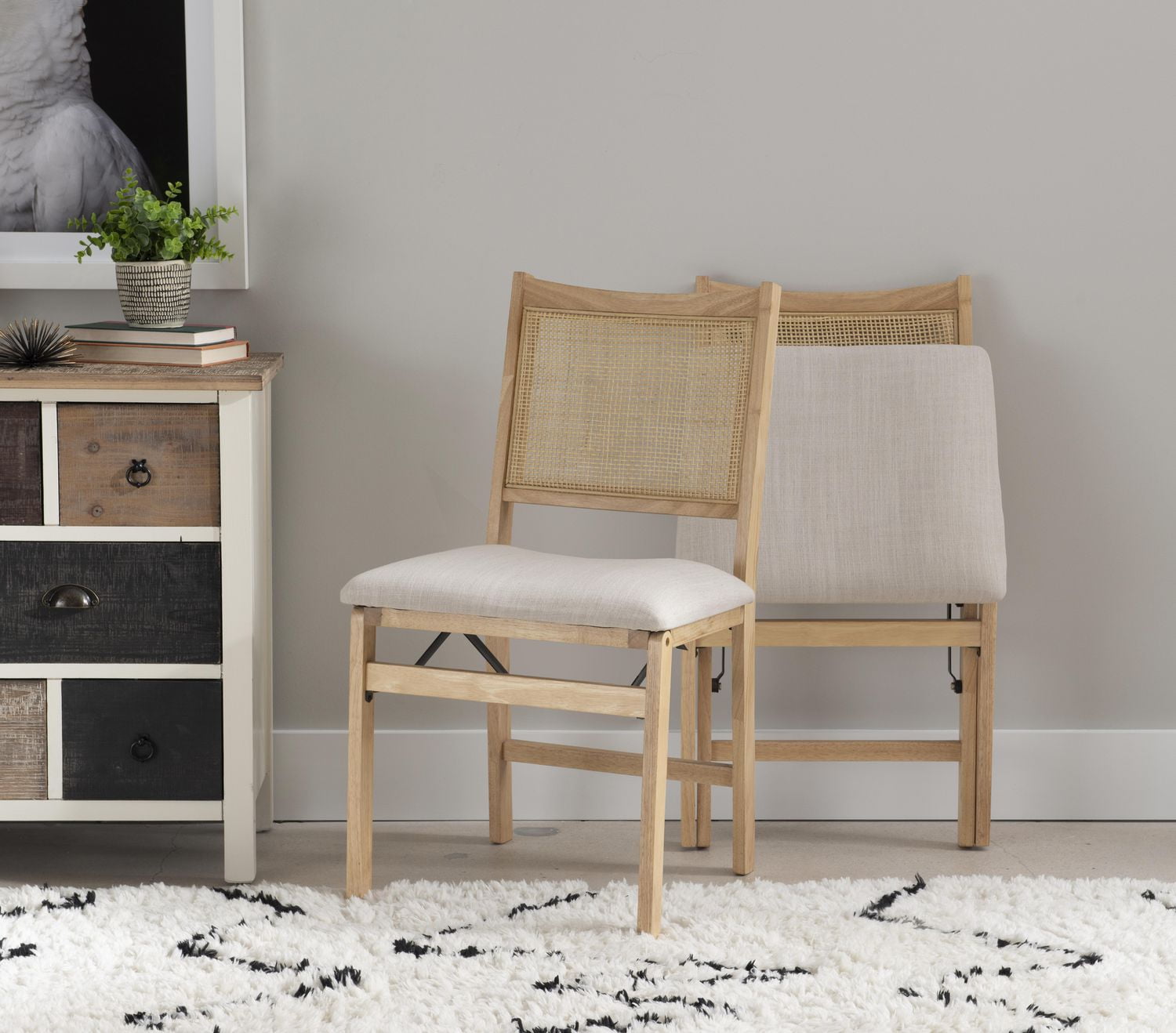 Chaise Pliante à Dossier Canne Stella