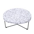 thumbnail image 2 of Indoor Outdoor Patio  Fitted Vinyl Tablecloth Flannel Elastic Edge Waterproof Plastic Cover, 2 of 9