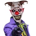 thumbnail image 4 of Wangsaura Halloween Clown Mask, Devil Zombie Full Head Latex Mask, 4 of 8