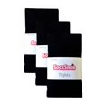 thumbnail image 2 of 3 Pair Multipack Womens Coloured Opaque 80 Denier Tights | Sock Snob | Plain Block Colour Tights, 2 of 2