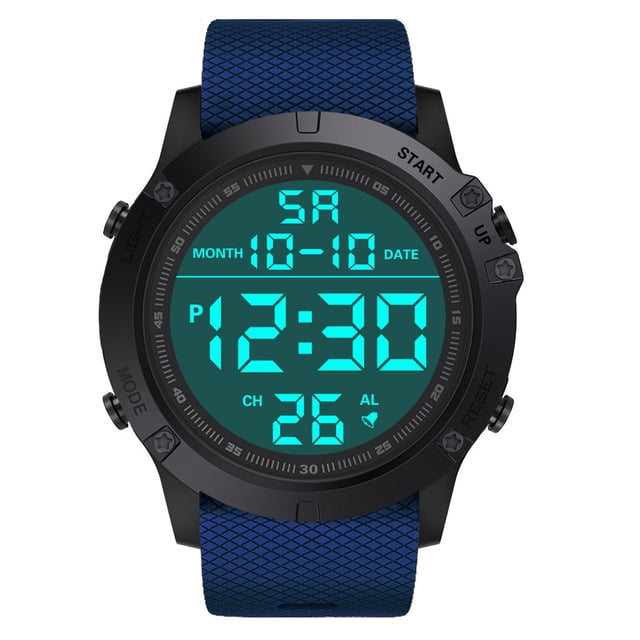 RYRDWP Fashion Men's Watch Luxury Military Sports LED Digital Water Resistant Watch