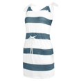 thumbnail image 4 of yoeyez Robes Mignonnes pour Femmes Été Femmes Robes d'Été avec Poches Robe T-Shirt Rayée Robe Sans Manches à Cordon Robe Décontractée à Taille Nouée Robe d'Été Mon Compte Commandes, 4 of 7
