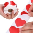 thumbnail image 4 of TIMIFIS500 Pcs Rouleaux d'Autocollants Cœurs Rouges, 1 Pouces Autocollants de la Saint-Valentin Étiquettes d'Amour pour Enveloppes Autocollants Décoratifs pour Cadeaux de Fête de Mariage et d'Anniversaire, 4 of 5