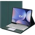 thumbnail image 1 of Touch Keyboard Case for Samsung Galaxy Tab S10+ Plus/ S9 FE+ Plus/Galaxy Tab S9+ Plus 12.4”, with Pencil Holder - Magnetically Detachable Touch Bluetooth Keyboard, 1 of 7