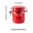 thumbnail image 3 of CHOK Coffee Canisters With Airtight Lids  Ceramic Containers With Lids  Cookie Jars With Lids Airtight Decorative-blue-650ml/23oz, 3 of 9
