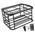 thumbnail image 3 of S SERENABLE Bike Rear Basket Container Bicycle Storage Basket for Shopping Travel Hiking 44cmx34cmx25cm, 3 of 9