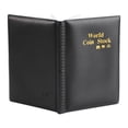 thumbnail image 1 of Herwey Coin Folder,New Design 120 Pockets 10 Pages World Coin Storage Folder Album Money Collecting Holder Book, Coin Collecting Book, 1 of 2