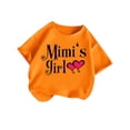 thumbnail image 3 of PMVFHDE Hauts Décontractés pour Fille Robe T-Shirt pour Filles T-Shirts Chemises pour Fille Grande Taille T-Shirts Mignons pour Fille T-Shirt Graphique Mignon pour Fille Col Rond Manches Courtes T-Shirt d'Été Décontracté Orange, 11-12 Ans, 3 of 5