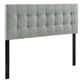 thumbnail image 2 of Modway Lily King Size Button Tufted Panel Headboard in Gray, 2 of 10