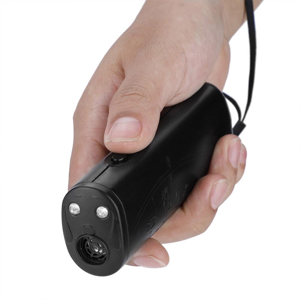 ANGGREK Dispositif Anti-Aboiement pour Chien, Dispositif Anti-Aboiement Multifonctionnel Répulsif Anti-Aboiement avec Torche LED