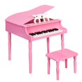 thumbnail image 1 of Costway 30-Key Classic Piano  Wood w/ Bench & Music Rack Black, 1 of 9