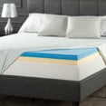 thumbnail image 1 of Zinus Spa Sensations 4 Inch Cooling Gel Memory Foam Mattress Topper, 1 of 5