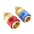 thumbnail image 4 of R134a Quick Coupler A/c High Low Quick Connector R134a Refrigerant Adapter Car A/c R134a Connector 2pcs R134A High Low Pressure Straight Quick Coupler Connector Car A/C Refrigerant, 4 of 8