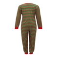 thumbnail image 3 of Noël Parent-Enfant Pyjama Ensemble Mode Rayé à Manches Longues Sleepwear Pull avec Pantalon Nouveau, 3 of 6