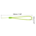thumbnail image 2 of Unique Bargains 18cm Portable Item Nylon Cord Lanyards Hand Wrist Strap String Cyan 20 Pack, 2 of 6