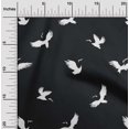 thumbnail image 2 of oneOone Rayon Black Fabric Bird Sewing Craft Projects Fabric Prints By Yard 56 Inch Wide, 2 of 4