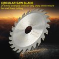 thumbnail image 4 of Hilitand Lame de Scie Circulaire, Scie à 24 Dents, pour Outils Rotatifs de Menuiserie, 4 of 8
