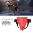 thumbnail image 4 of Groin Protector, Shock Absorption Ventilated Adjustable Jockstrap Abdominal Guard Red For Boxing Kickboxing Training, 4 of 8