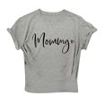 thumbnail image 2 of SMihono Hauts pour Femmes Été Chic Décontracté Mode T-Shirt d'Été Imprimé à Manches Courtes à Col Rond T-Shirt Décontracté Hauts Tee Oversize T-Shirt pour Femmes, 2 of 3