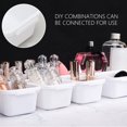 thumbnail image 4 of 8-Piece Drawer Organizer Set - Modular Plastic Trays for Cosmetics/Office Supplies (23.5x16cm), 4 of 8