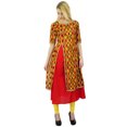 thumbnail image 4 of Phagun Haut Ethnique pour Femmes en Coton à Motif Abstrait Kurti Tunique Robe Kurti de Designer, 4 of 6