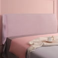 thumbnail image 4 of Linnome Full Wrap Bedhead Cover Stretchable Dustproof Headboard Protector Soft Padded Bed Head Cover with Elastic Hem for 71 Inch Bed Pink, 4 of 6