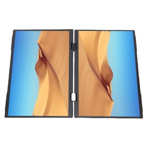 Extendeur d'écran d'ordinateur portable pliant, 1200P 120Hz 360 Rotation de degré 14in Type C HD Interface multimédia 100% SRGB Affichage de voyage double écran pour les PC