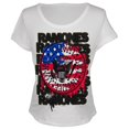 thumbnail image 1 of Ramones - U.S. Flag Juniors Scoop Neck T-Shirt, 1 of 1