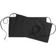 thumbnail image 1 of Strappy Waiter Apron Short Serving Aprons with Pocket for Home Restaurant Kitchen (Black), 1 of 9