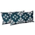 thumbnail image 2 of VargottamIndoor/OutdoorPolyester FabricLumbarPillowCover,All-Weather Waterproof Rectangular Cushion Case for Patio Furniture,16" x 24"Set of 2 -Tiles-30, 2 of 6
